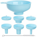 Smart Home Pisol Wide Mouth Versatile Funnel, Canning Funnels for Kitchen Use, Set
