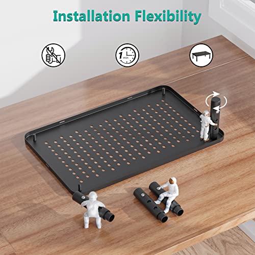 Modern WALI Computer Monitor Stand for Desk, Adjustable Laptop Riser, Set